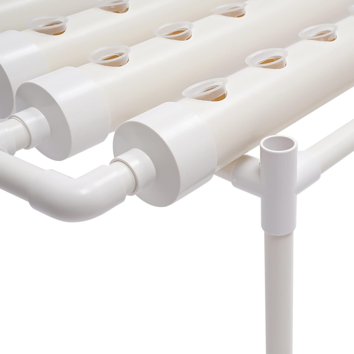 Hydroponische Systeme Grow Set Hydrokultur Plante Grøntsag Hydroponic Pflanzen BewäSserung System Garten Kit Have Tool Pflanze Sites Dyrkning Hydroponics Hydroponisches Anzuchtsystem 54LöCher 6Rohr