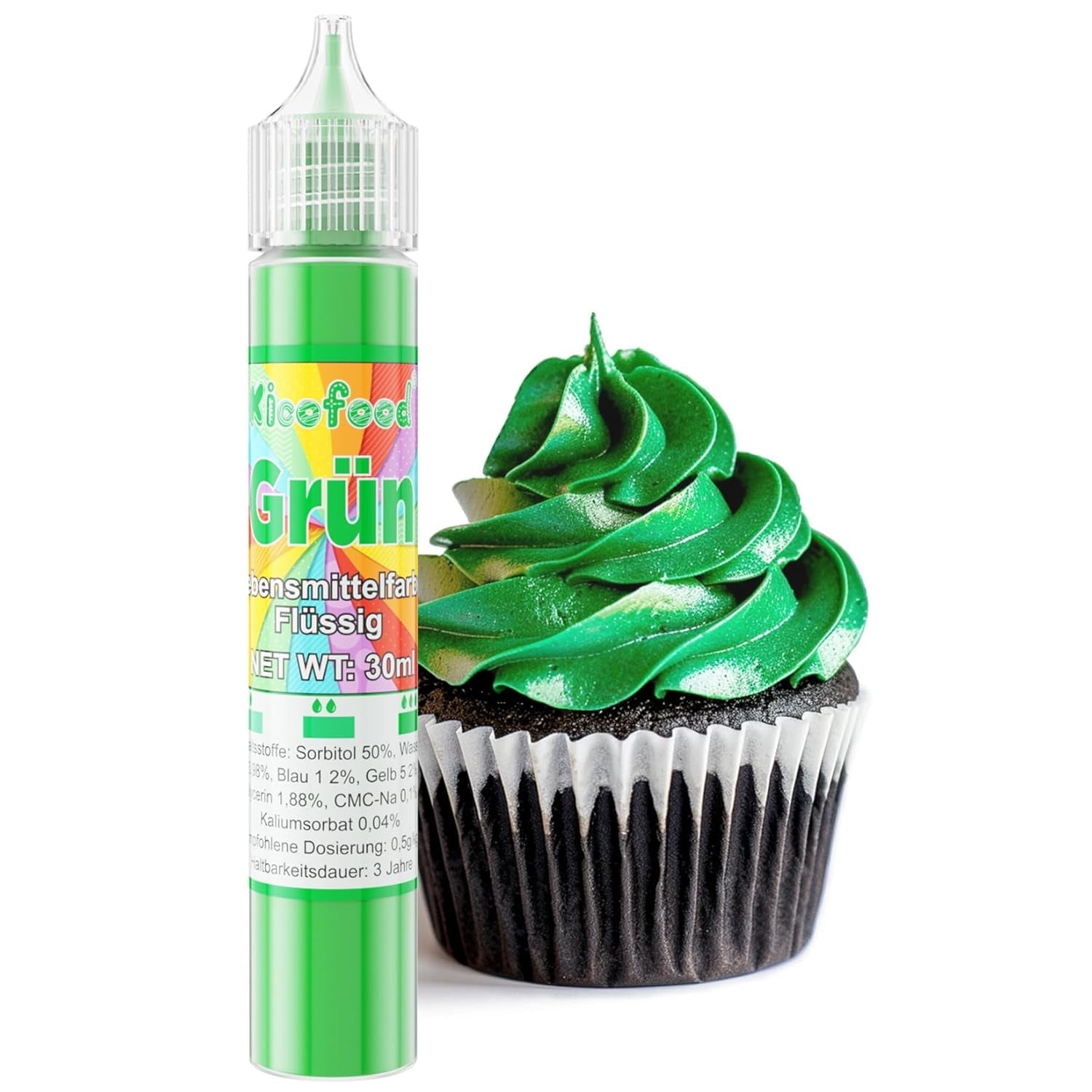 Colorant alimentar - 30 ml colorant alimentar lichid foarte concentrat, colorant alimentar pentru decorarea torturilor, meșteșuguri, aerografare, săpunuri DIY (Violetă de struguri)