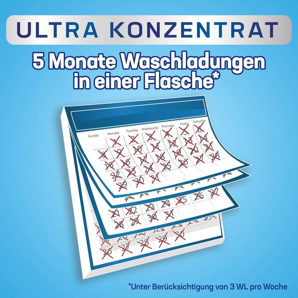 Persil Ultra Concentrate Sensitive Gel (130 vaske), Flydende vaskemiddel til allergier og babyer i en mindre flaske for mindre plastik, Fjerner vanskelige pletter, Dermatologisk testet Naty Shop Vaskevaskemidler