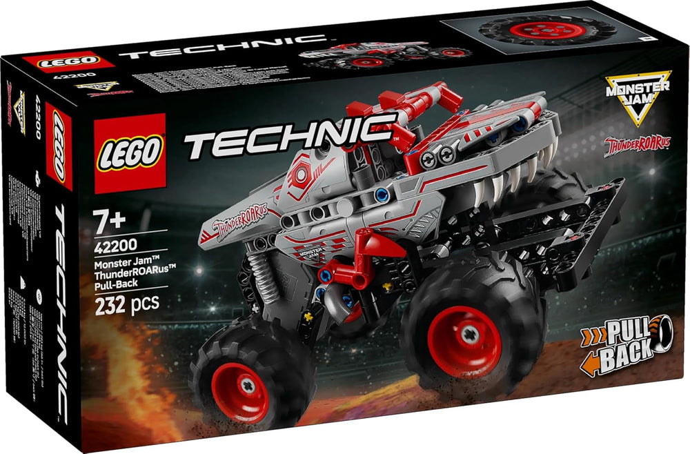LEGO Technic Monster Jam Thunderroarus Udtrækkeligt legetøj Monster Truck byggelegetøj til børn Gave til drenge og piger i alderen 7+ 42200 Byggesæt Besuche den LEGO-Store