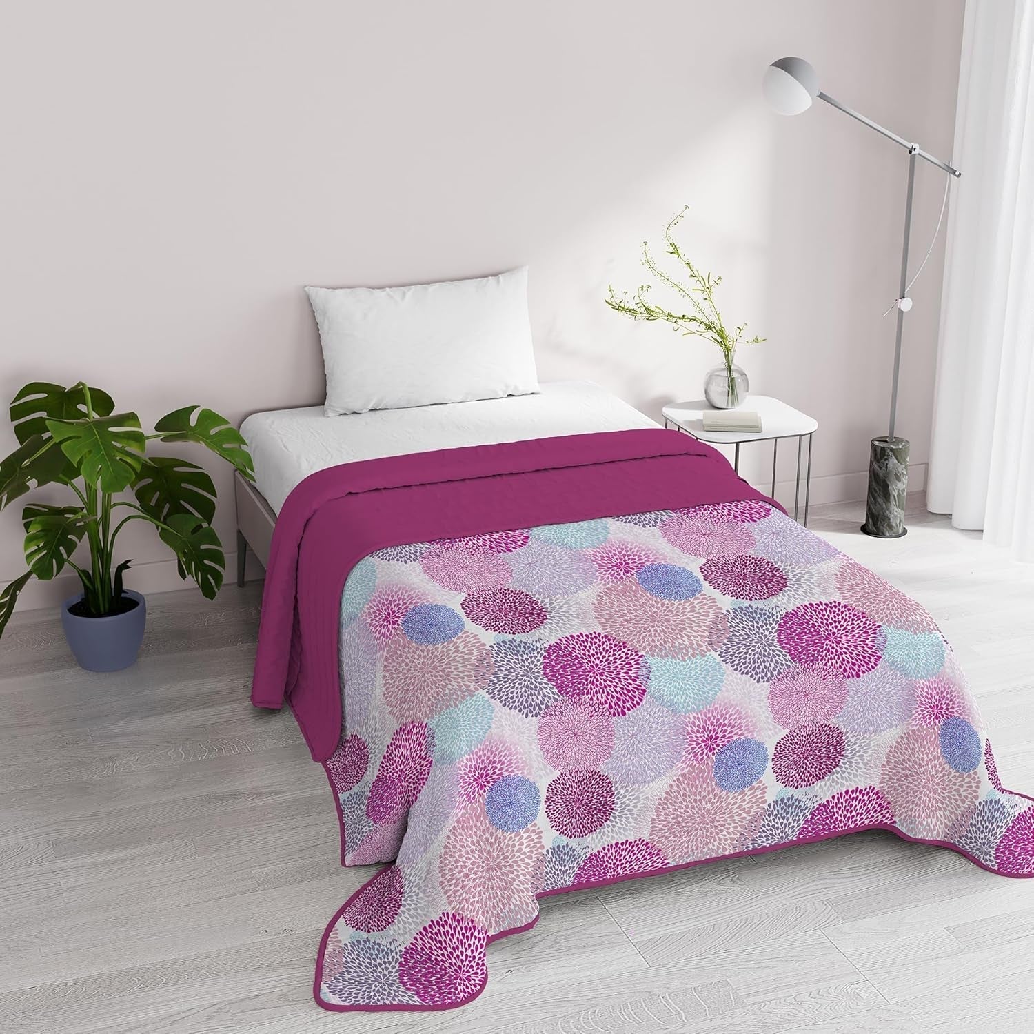 Fantasy italiensk sengetøj Microfiber Sommer 1,5 Senge Murrine dyner & dyner Naty Shop Brusehoveder 1 Posto E Mezzo