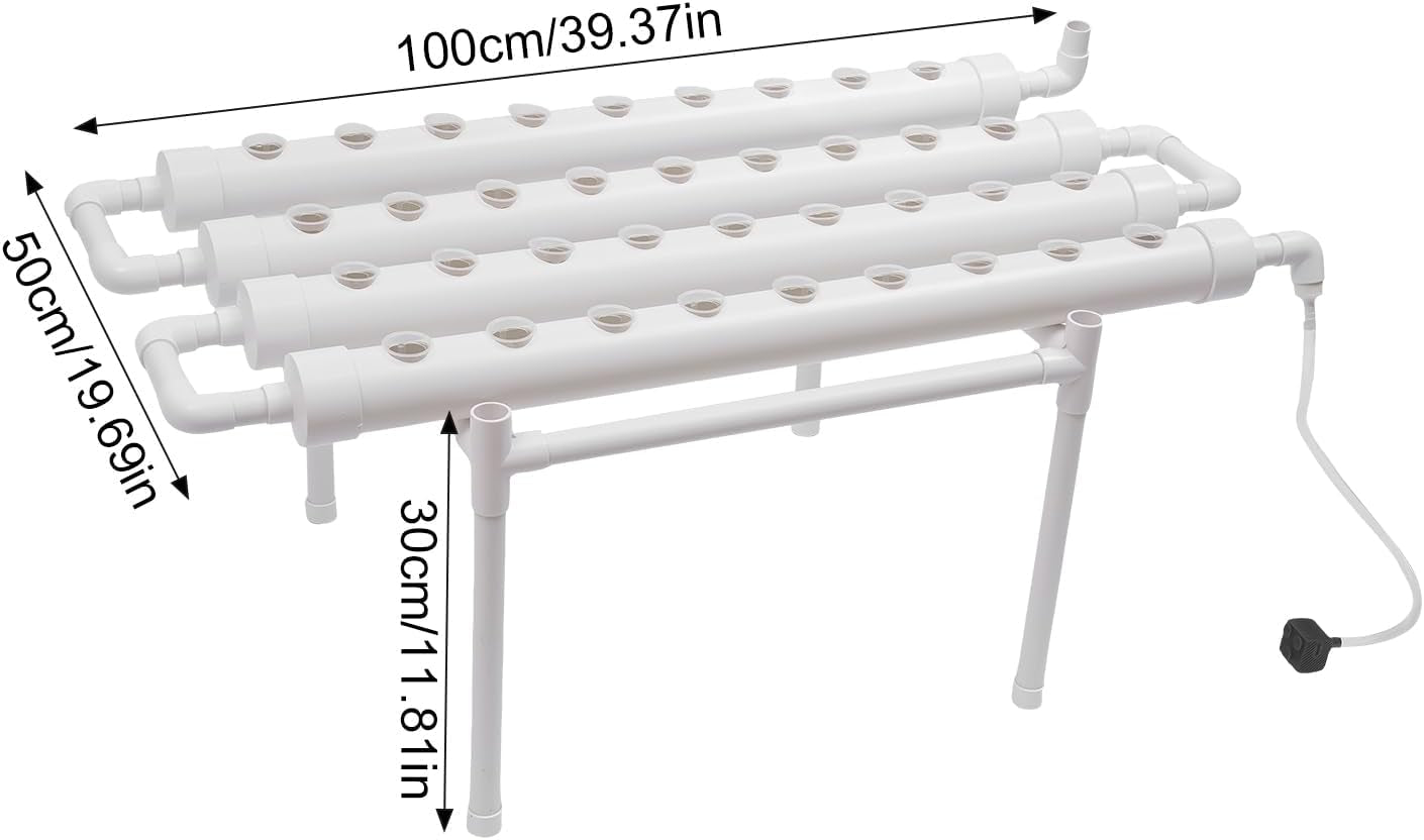 Hydroponic Grow Kit, Hydroponic Grow System, 36 hullers automatisk vækststativ, Have Hydroponic Grow Kit