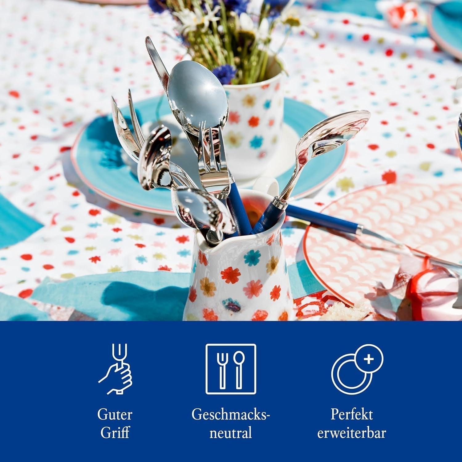 Villeroy & Boch - Spil! Blue Ocean Bestik, Sæt med 30 styks Kitchen Naty Shop