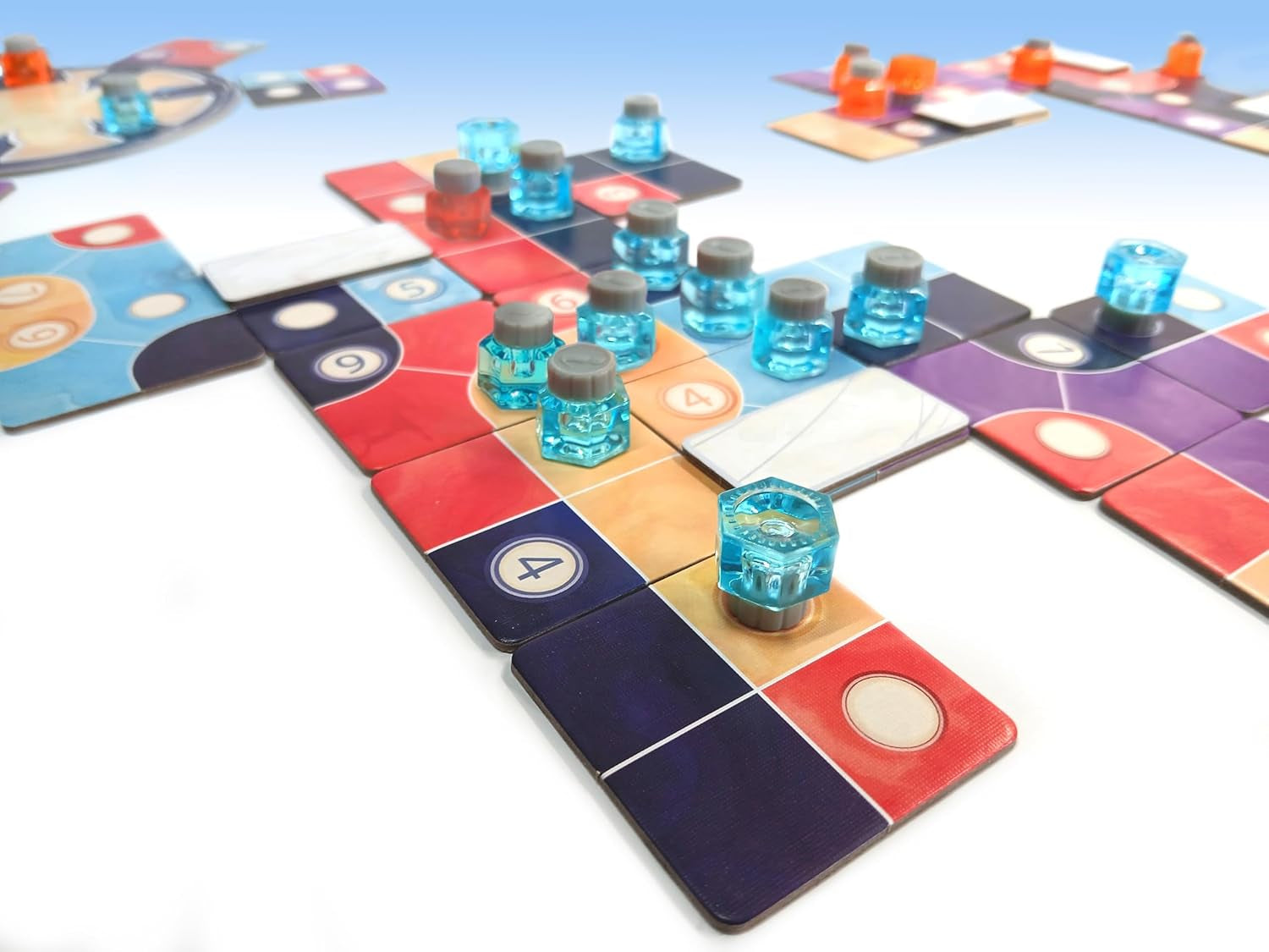 Asmodee, Ink, Final Score Games, Strategi and Art Family Game, 1 til 4 spillere, i alderen 8+, 30 til 45 min., tysk version