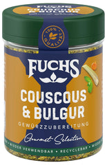 Fuchs Spices Gourmet Selection Mellemøsten/Afrika - Couscous og Bulgur Krydderiblanding Genopfyldelig krydderiblanding til krydderier Bulgurretter Vegansk 55g