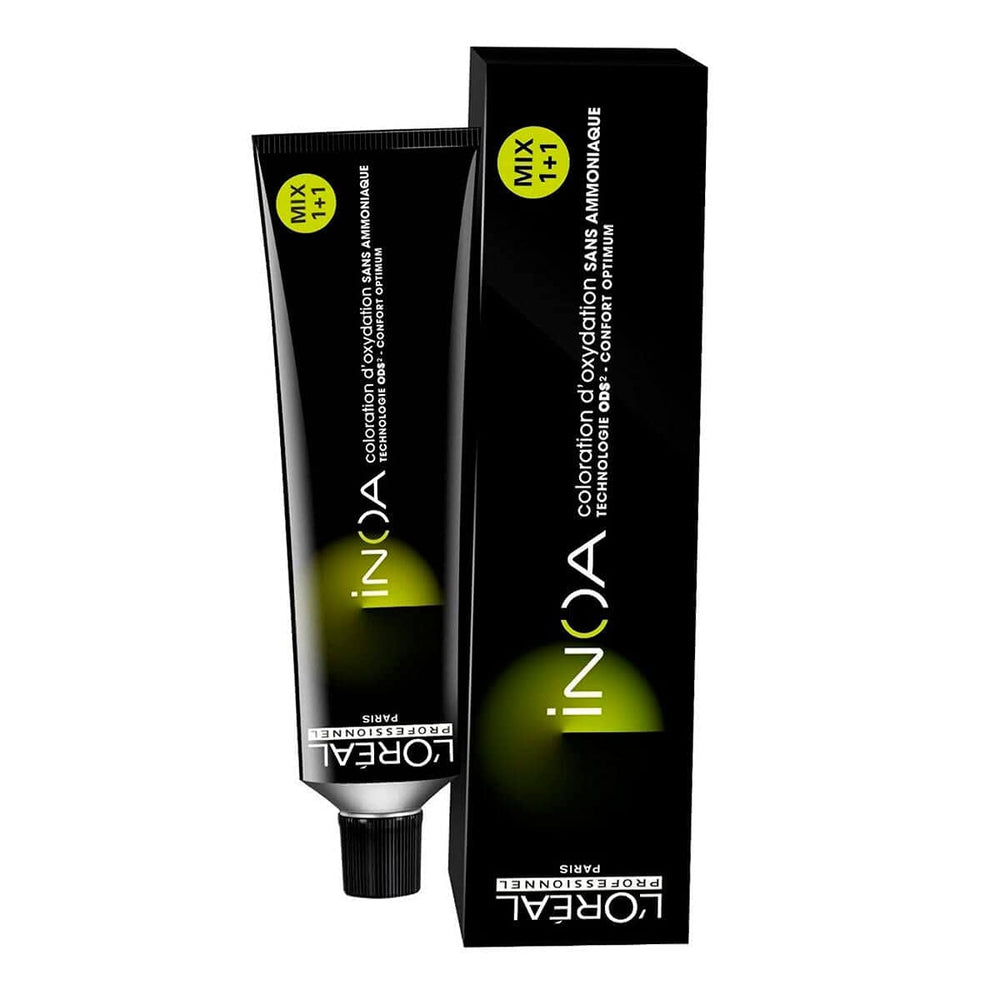 L'Oréal Professionnel INOA Colorație oxidativă fără amoniac 4 maro mediu, 1 pachet, (1x 60 ml)