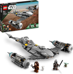 LEGO Star Wars The Mandalorian Fighter N-1 fra Boba Fetts bog Byggelegetøj med rumskib Sæt med 4 figurer inklusive Baby Yoda figur 75325 Byggesæt Besuche den LEGO-Store Single