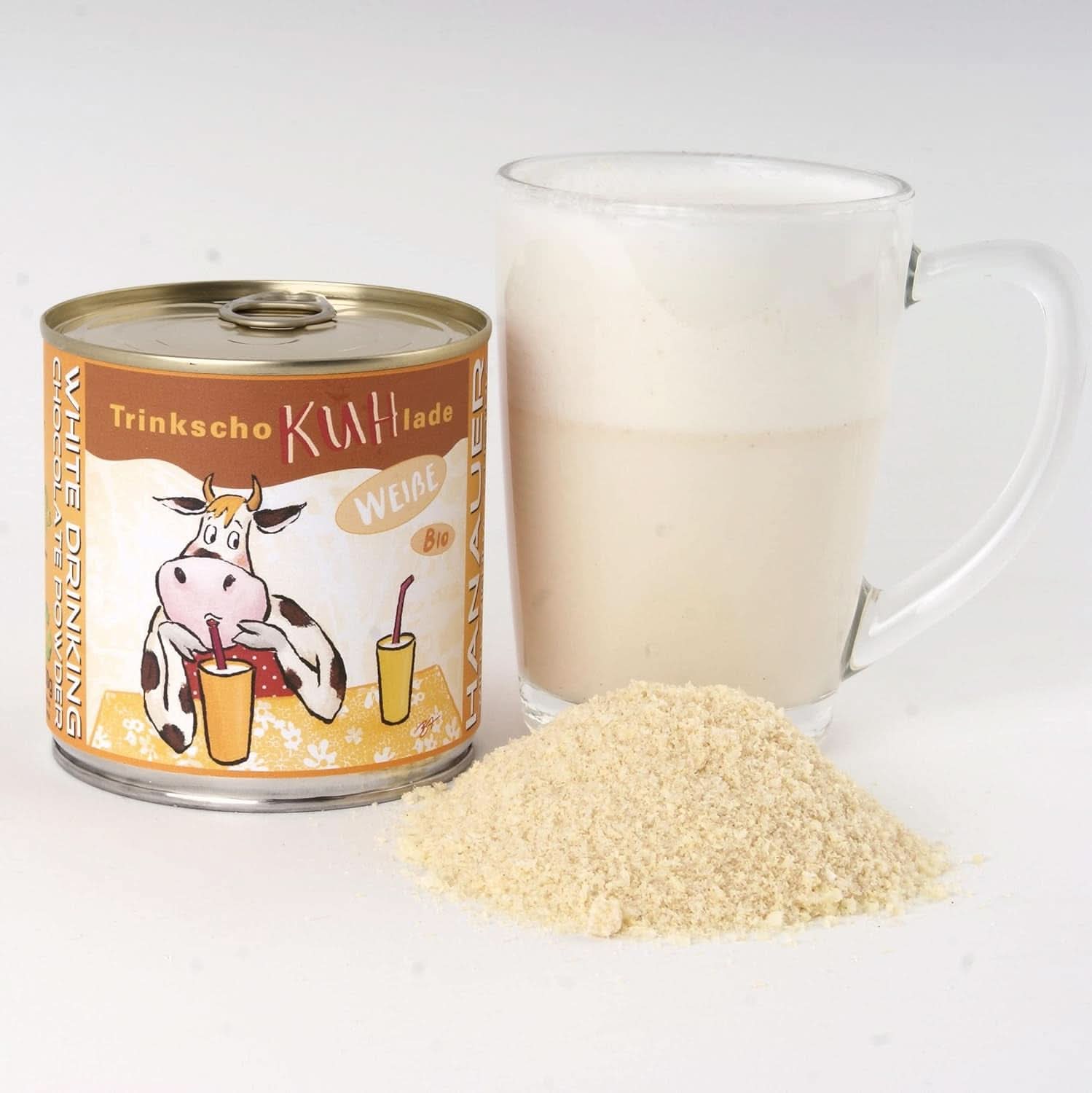 Drikkechokolade, økologisk - æske 250 gram Kakao og varm chokolade Naty Shop Hvid chokolade