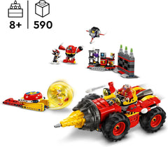 LEGO Sonic the Hedgehog Super Sonic vs. Egg Drillster Adventure Videospil Sæt Kids Gift Shadow og Dr Eggman Sæt til drenge og piger 8 år 76999 Byggesæt Besuche den LEGO-Store