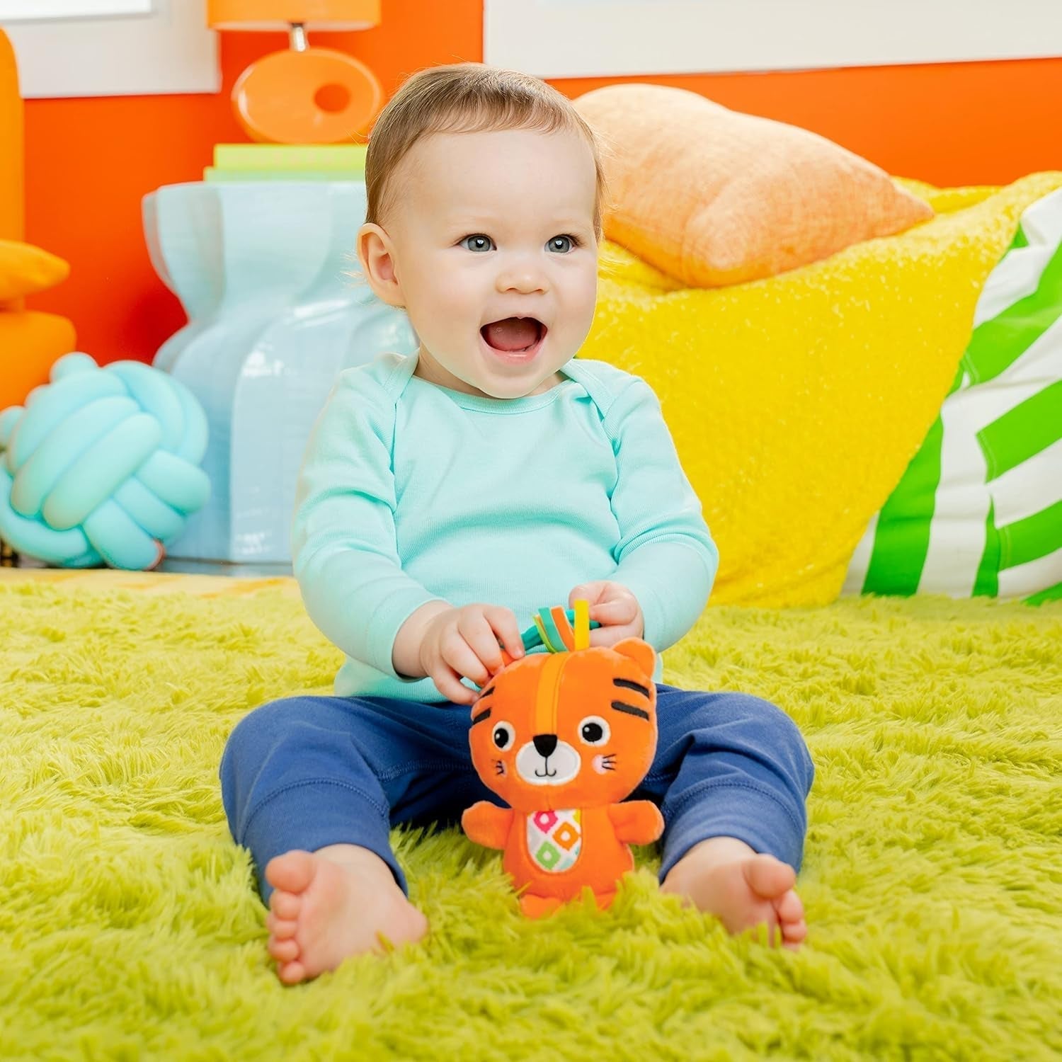 Bright Starts, Jingle Joy jucărie pentru a merge - Tiger Jucarii Bebe Naty Shop