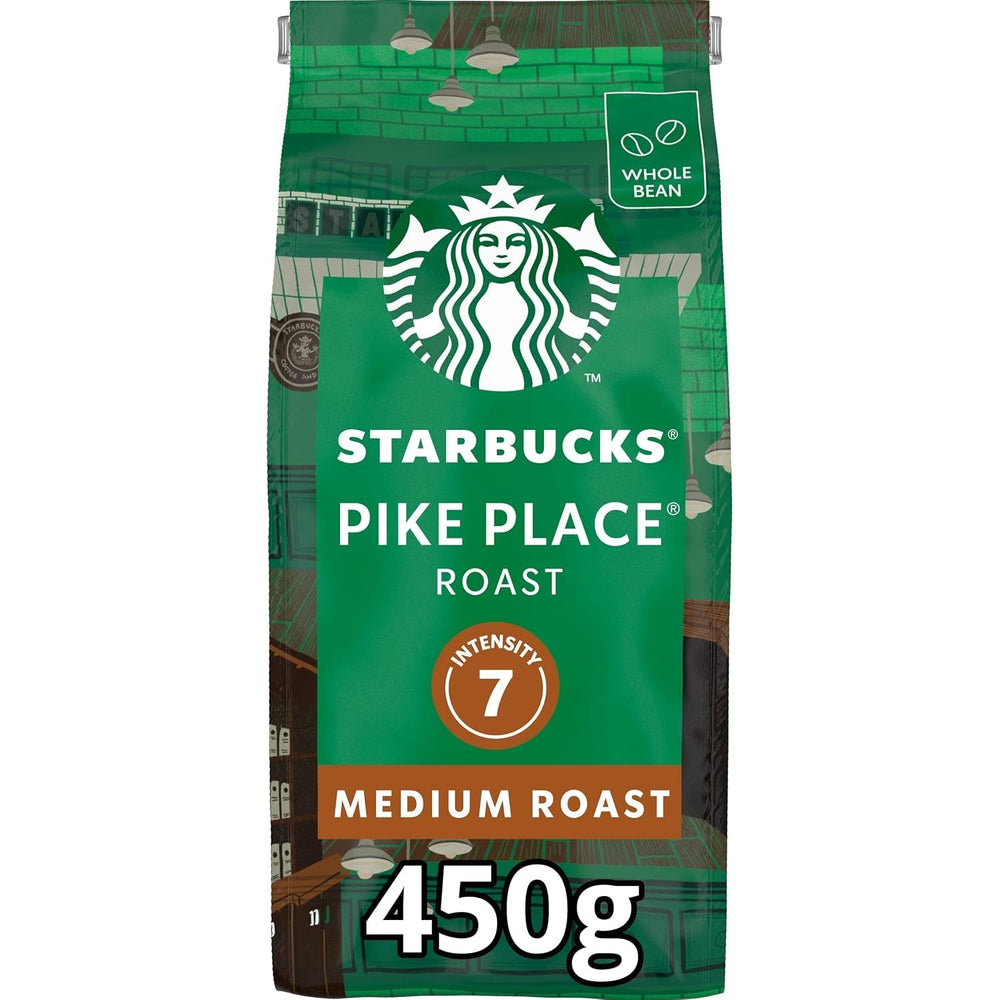 STARBUCKS Pike Place Roast, prăjire medie, boabe de cafea întregi Cafea Naty Shop