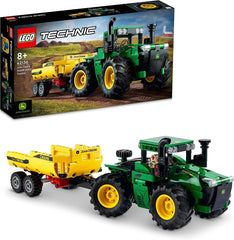 LEGO Technic John Deere 9620R traktor 4WD med tipvogn Klassisk landbrugslegetøj til børn Drenge og piger 8 år gammelt samlermodelsæt 42136 byggesæt Besuche den LEGO-Store Single