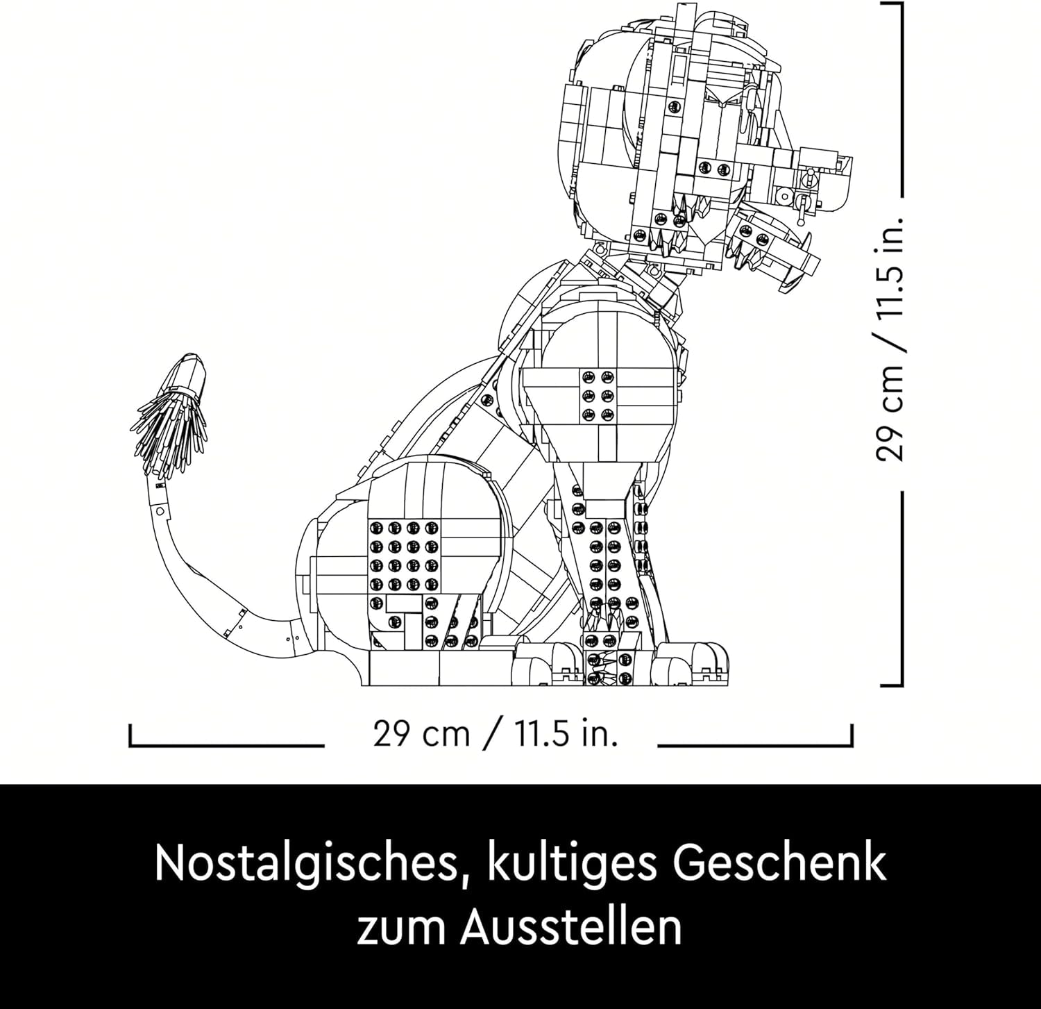 Lego Ç€ Disney Simba, den unge løvernes konge, byggelegetøj til samling med kreative dyrefigurer, afslappende aktivitet for voksne, gaveide til kvinder 43247 Byggesæt Besuche den LEGO-Store
