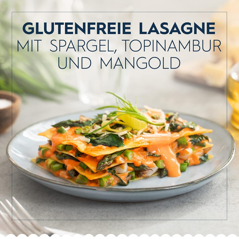 Barilla Pasta Glutenfri Lasagne, lavet med lækker majs og ris, perfekt til personer med cøliaki eller glutenintolerance, pakke med 10 stk (10 x 250 g)