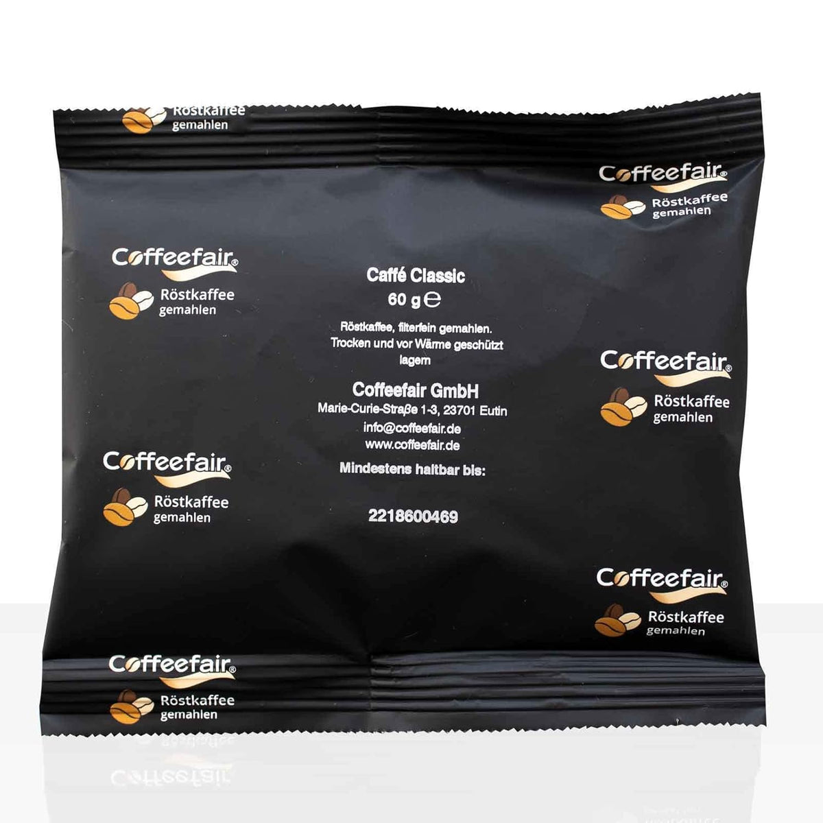 Cafea Filtrată Coffeefair Caffe Classic 80 x 60g Cafea Măcinată, Calitate Gastro, Prăjită Ușor, Echilibrată și Corpoasă, pentru Espressoare de Cafea Filtrată