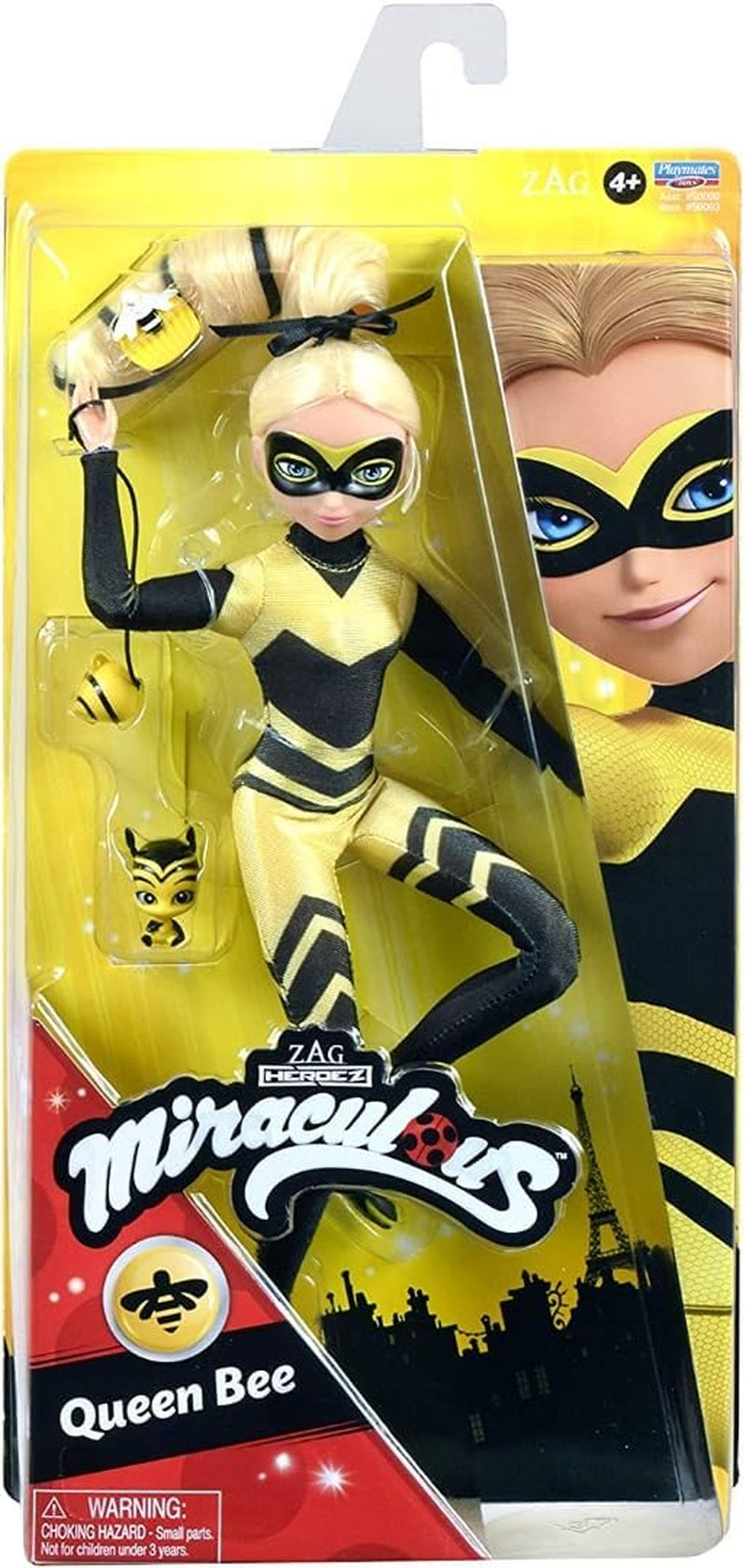 Bandai - Miraculous Ladybug - Dukke Marinette Color Change Surprise - Artikuleret dukke Miraculous, 26 Cm + 3 overraskelser - Tilfældig model - P50390 Dolls Naty Shop Queen Bee