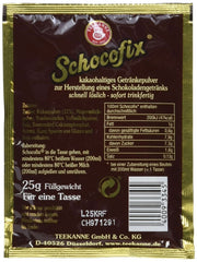 Teekanne Schocofix drikkechokolade, pakke med 50 x 25 gram kakao og varm chokolade Naty Shop