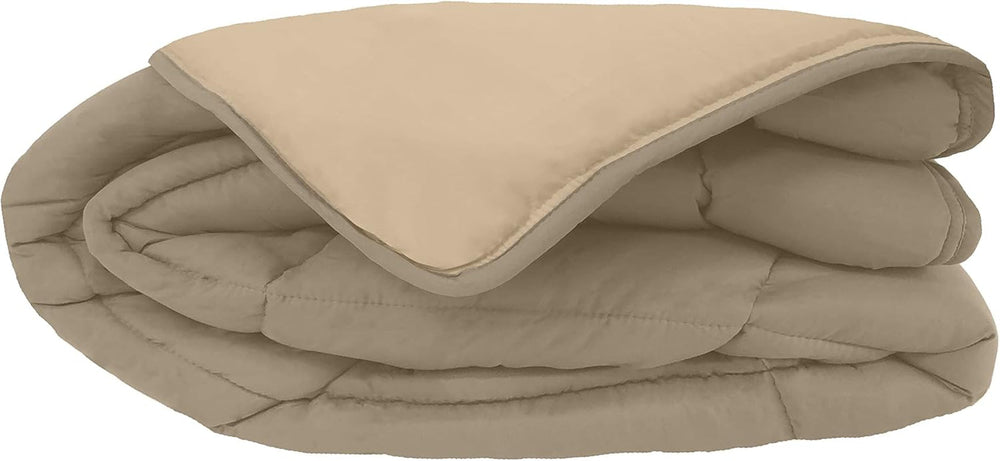 Couette CALGARY Chokolade/Corail 140 Dyner og dyner Naty Shop 220X160X1 cm