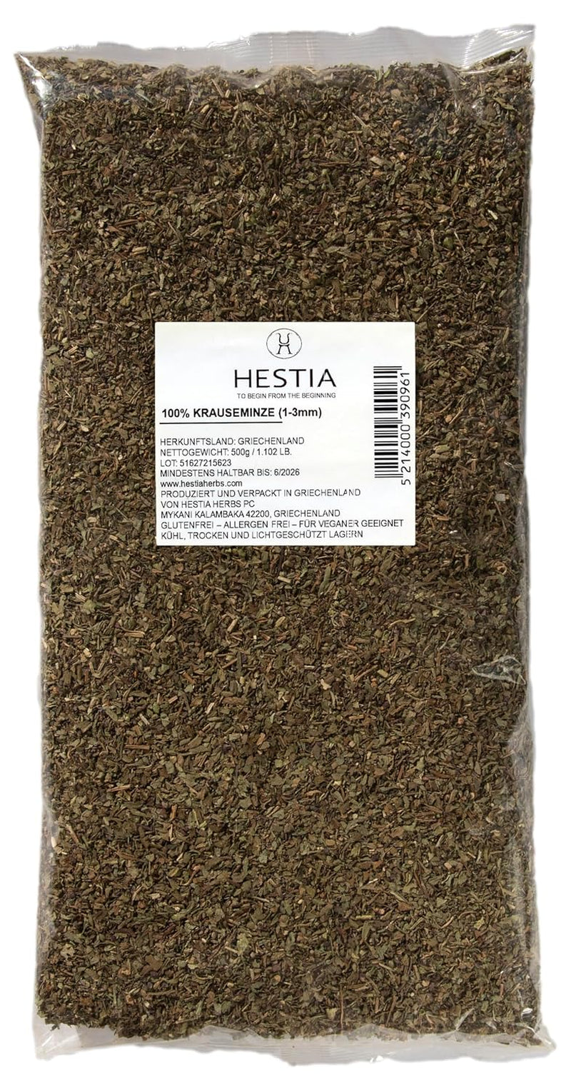 Hestia Urter Griechischer getrechtenter Oregano 500 g, Allergenfrei – Vegansk – GVO-frei