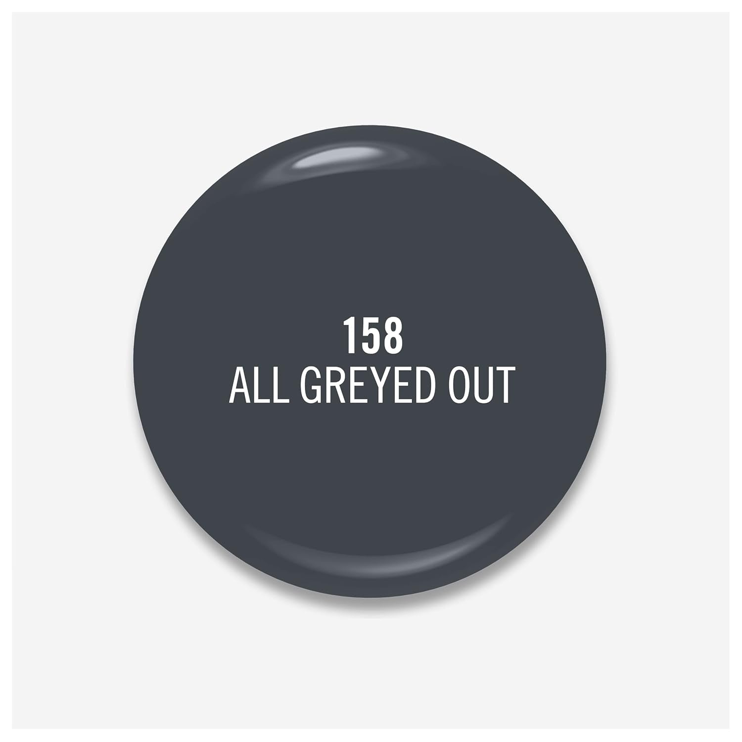 Rimmel K&F Nail 158 All Greyed Out neglelak