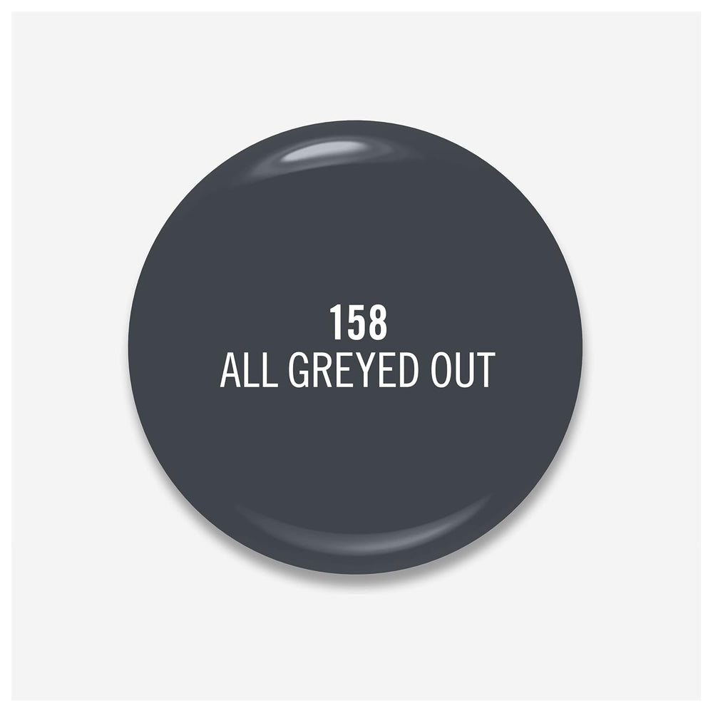Rimmel K&F Nail 158 All Greyed Out neglelak