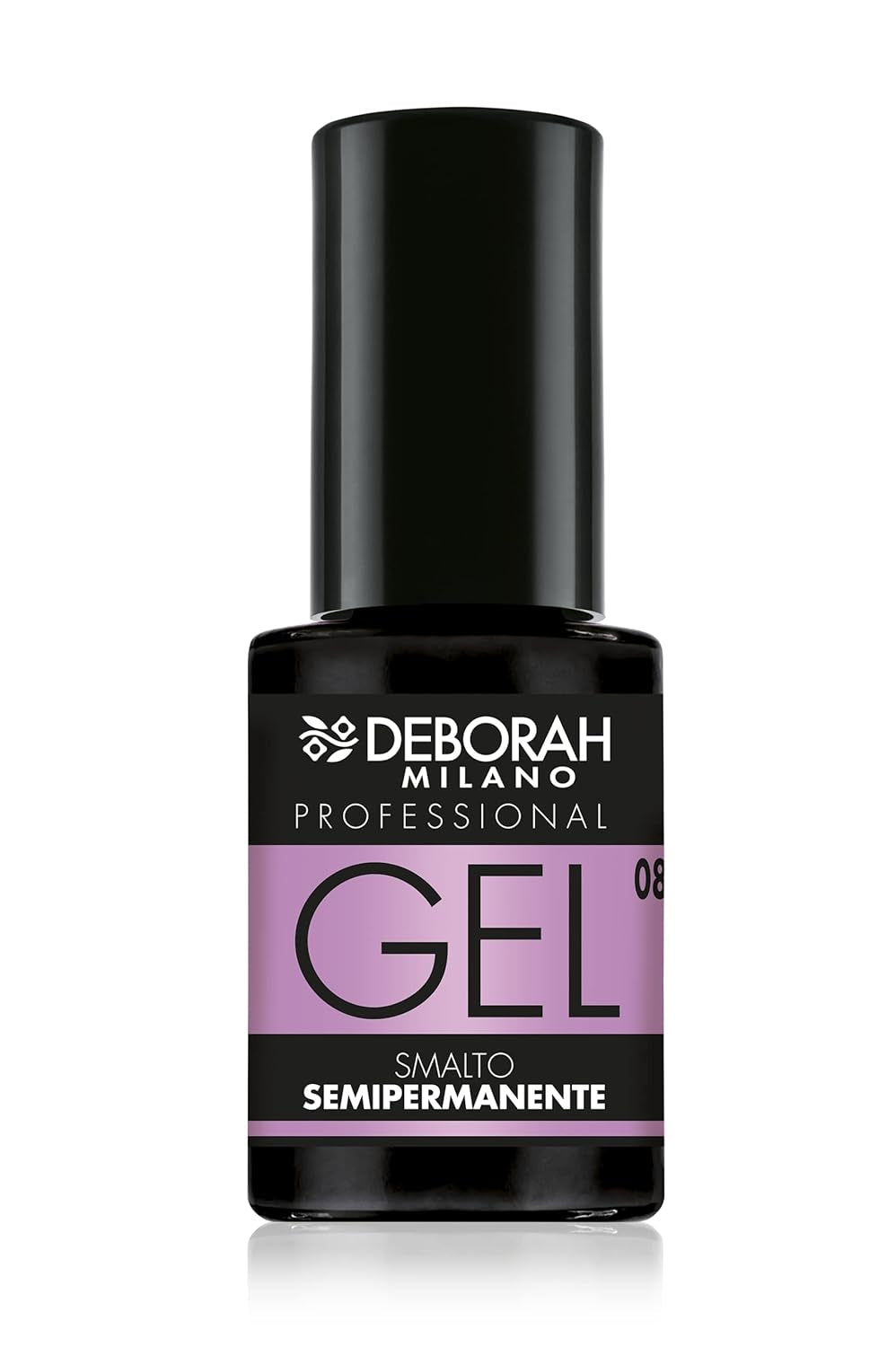 Milano Professional semi-permanent neglelak, nr. 21 Bourgogne, volumengivende effekt, langtidsholdbar, til intense og blanke negle, 4,5 ml