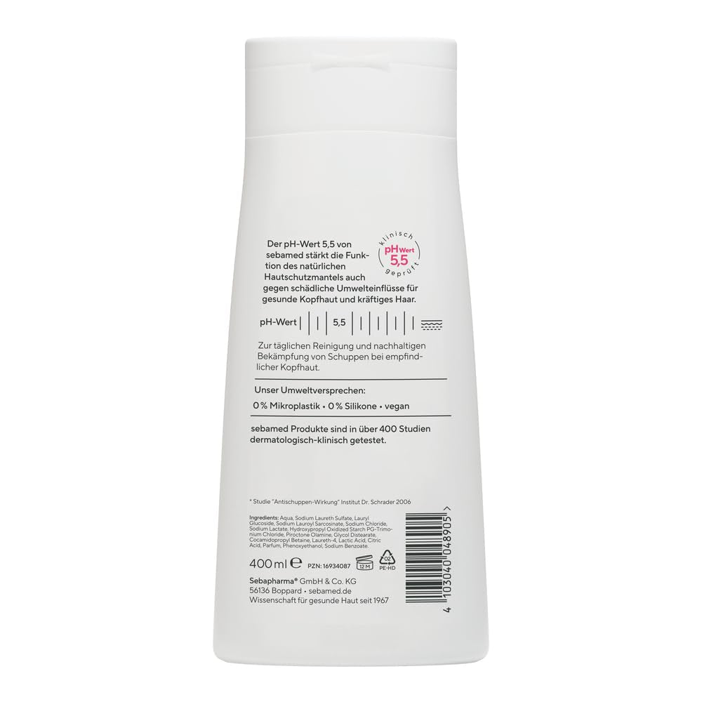 Sebamed anti-skæl shampoo 400 ml Sebamed Brusebad og bad
