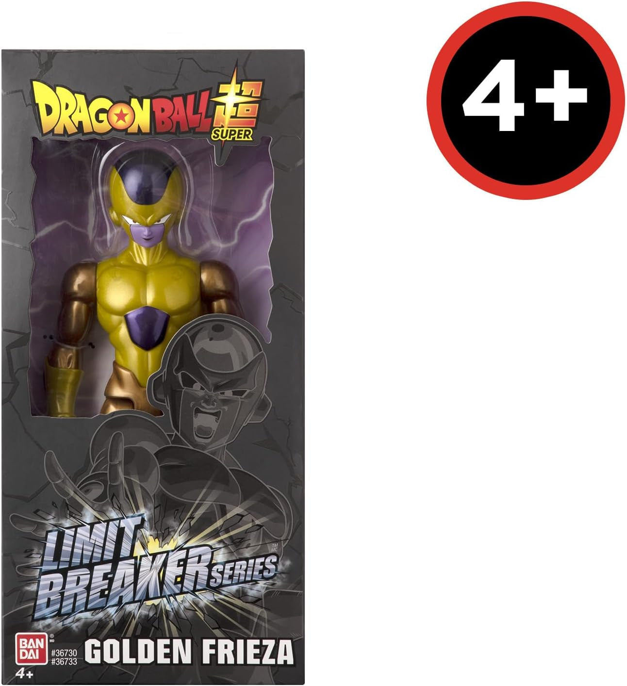 BANDAI - Dragon Ball Super - Golden Freezer - Limit Breaker Figure 30 Cm - Licența oficială Dragon Ball - Big Articulated Freezer Figure - Frieza Figure - Toy For Kids 4+ Years - 36733 Action figures Naty Shop