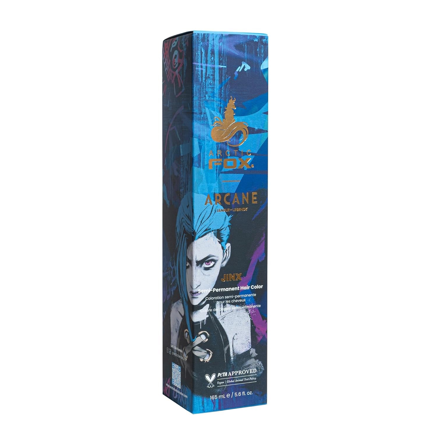 100% vegan și fără cruzime Vibrant Semi Permanent Hair Colour Dye - Purple AF 165 ml e Vopsea pentru par Naty Shop Jinx