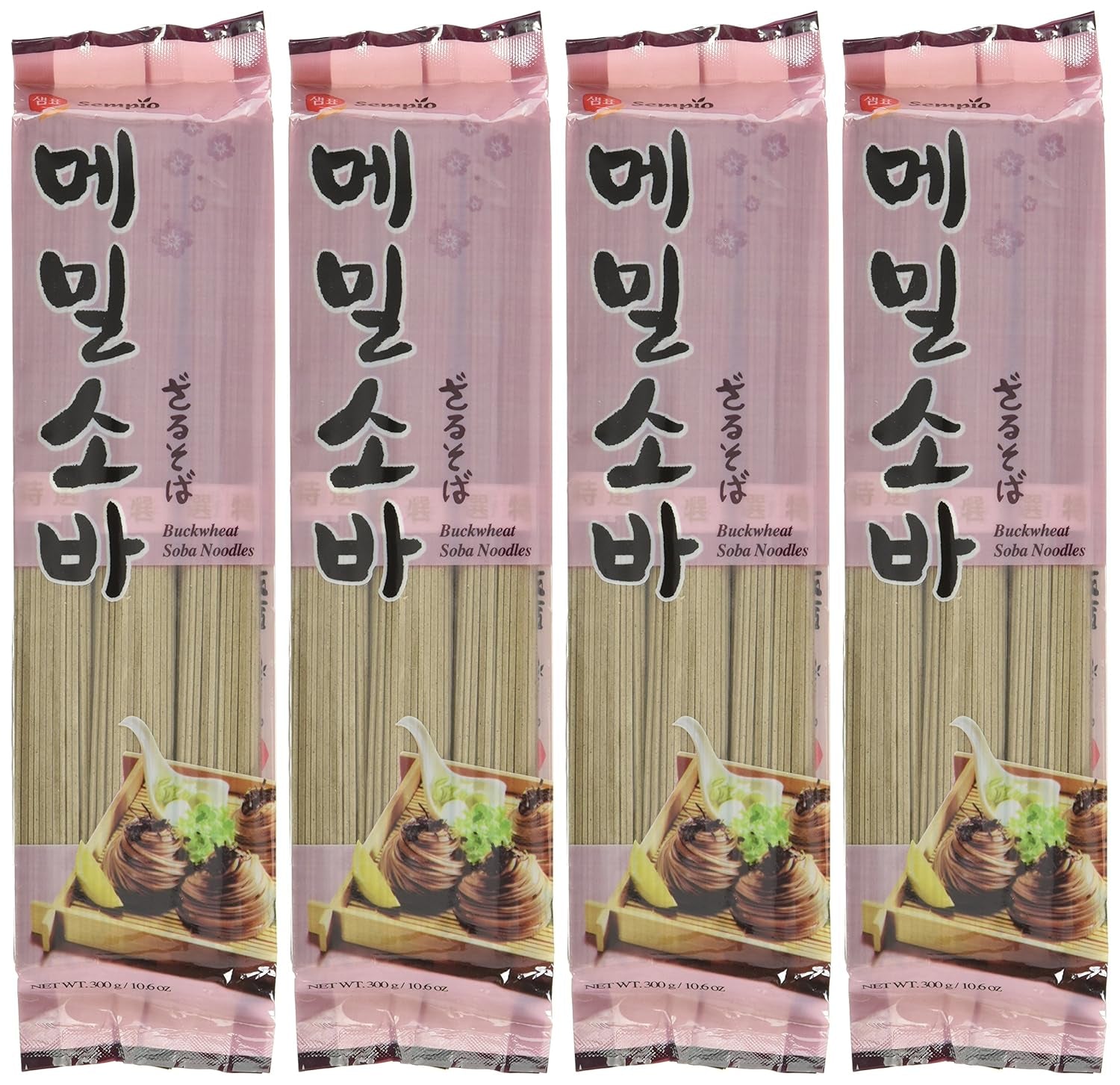 Sempio boghvede nudler (komfur), pakke med 4 (4 x 300 g)