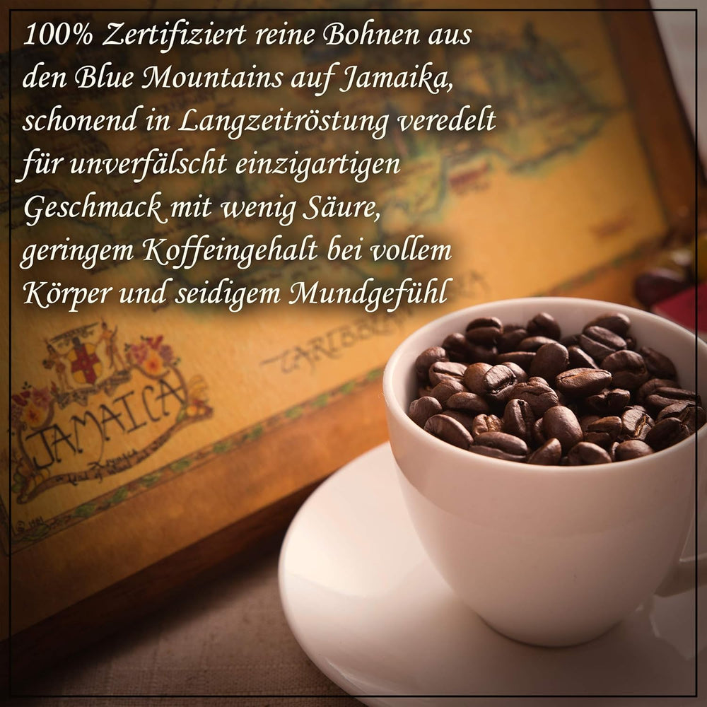 C&T Jamaica Blue Mountain AA Wallenford Estate Kaffee | 500g Ganze Bohnen Sortenrein | Single Origin Rarität aus Jamaika