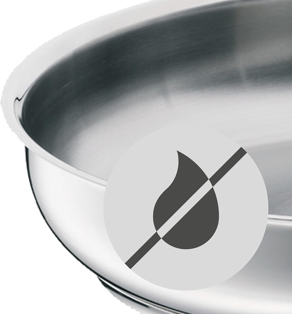 WMF Profi pande 28 cm, induktion, rustfrit stål pande, ubelagt, ovnfast Gryder og pander Naty Shop