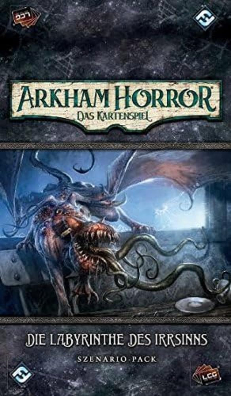 Fantasy Flight Games, Arkham Horror: LCG, Core Game, Expert Game, Card Game, 1-4 spillere, i alderen 14+, 45+ minutter, tysk, flerfarvet, farverigt