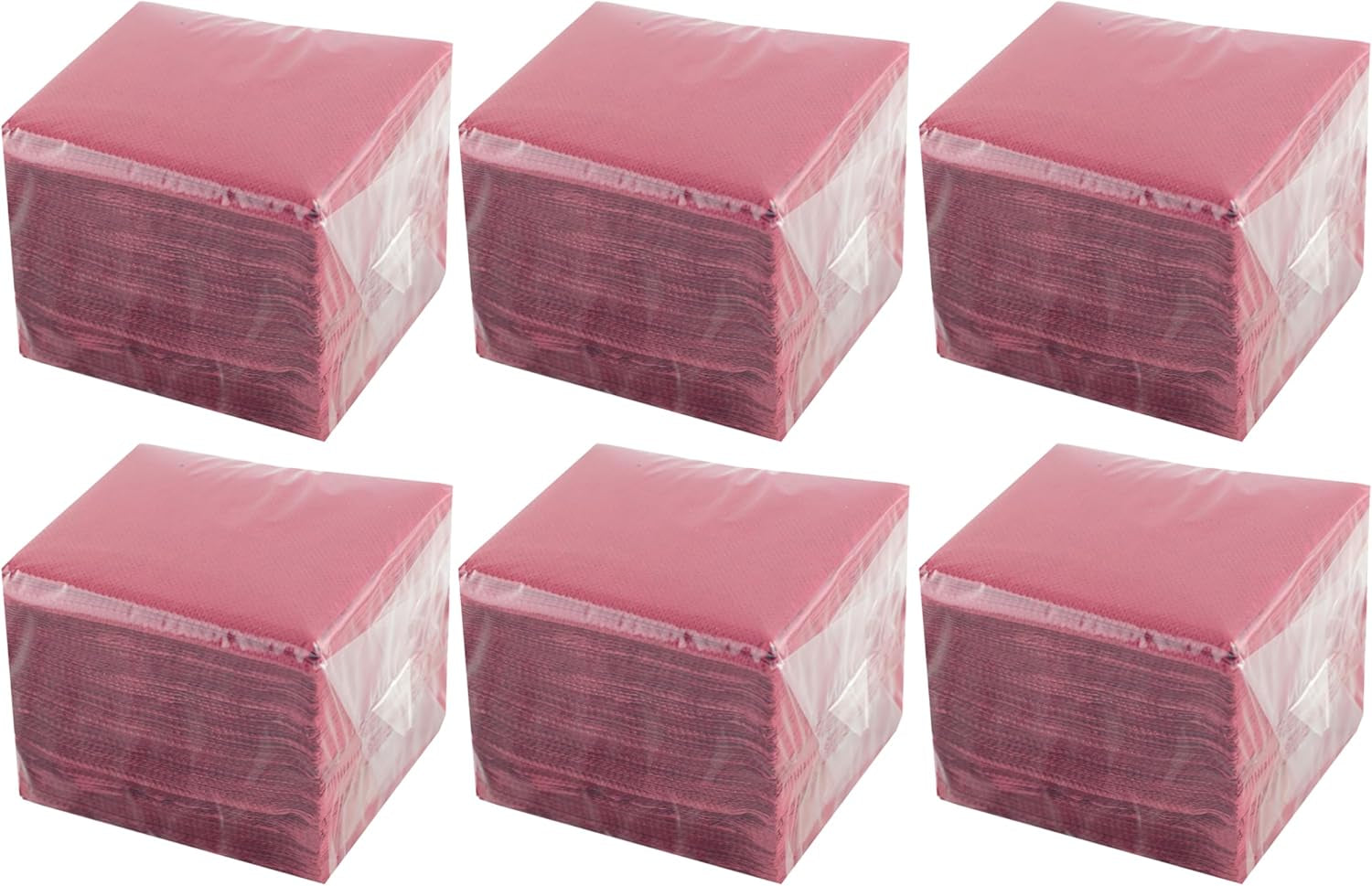 - 600 bucăți Șervețele de masă, Bordeaux, hârtie de unică folosință, Microstitch, 10 X 10 Cm (pliat) și 20 X 20 Cm (nepliat) - Ideal pentru evenimente de catering, baruri și petreceri