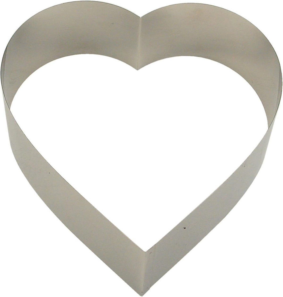 Tavă de copt Städter în formă de inimă, ø 26 cm, oțel inoxidabil - rezistentă la rugină, calitate profesională, ideală pentru prăjituri cu cremă, potrivită pentru mașina de spălat vase, include rețete, suprafață lucioasă