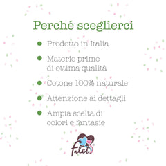 Hvidt og lyserødt sengetøj til barneseng, bestående af 1 dæklag, 1 toplagen med Aida-bånd til broderi og 1 pudebetræk, 100% bomuld, Made in Italy Dyner og dyner Naty Shop