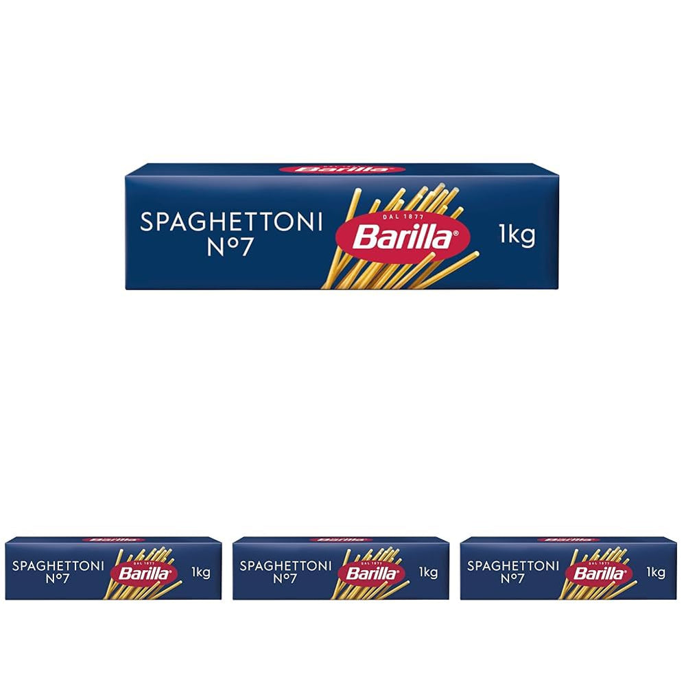Barilla Pasta Klassische Spaghetti n.5 fra højkvalitets Hartweizen immer al dente, (1 x 500 g), geschmacklos