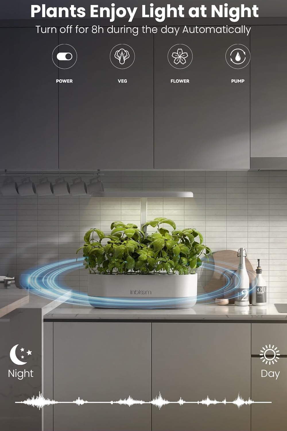 Hydroponisk vækstsystem, 12 bælg