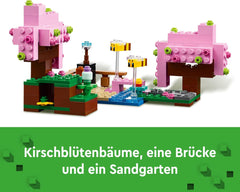 LEGO Minecraft Cherry Blossom Orchard Legetøjshave at udforske med solrig, sniffer, zombie og bier Gamergave til drenge og piger 8 år gamle 21260 byggesæt Beuche den LEGO-Store
