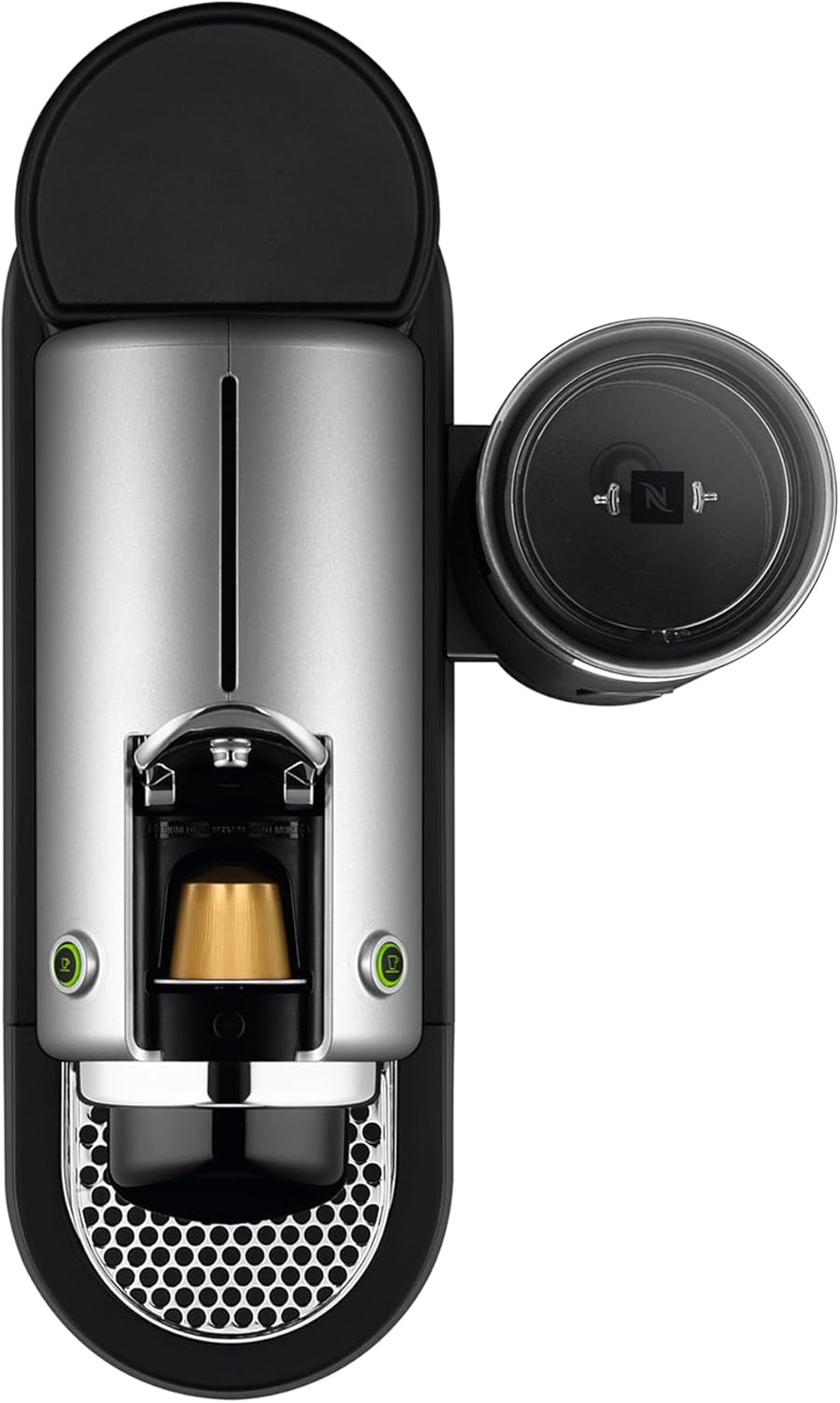 Espressor cu capsule Nespresso XN761B Citiz&Milk | Mod standby automat | 1260 wați | Capacitate rezervor apă: 1 l | Presiune pompă: 19 bar | Argintiu