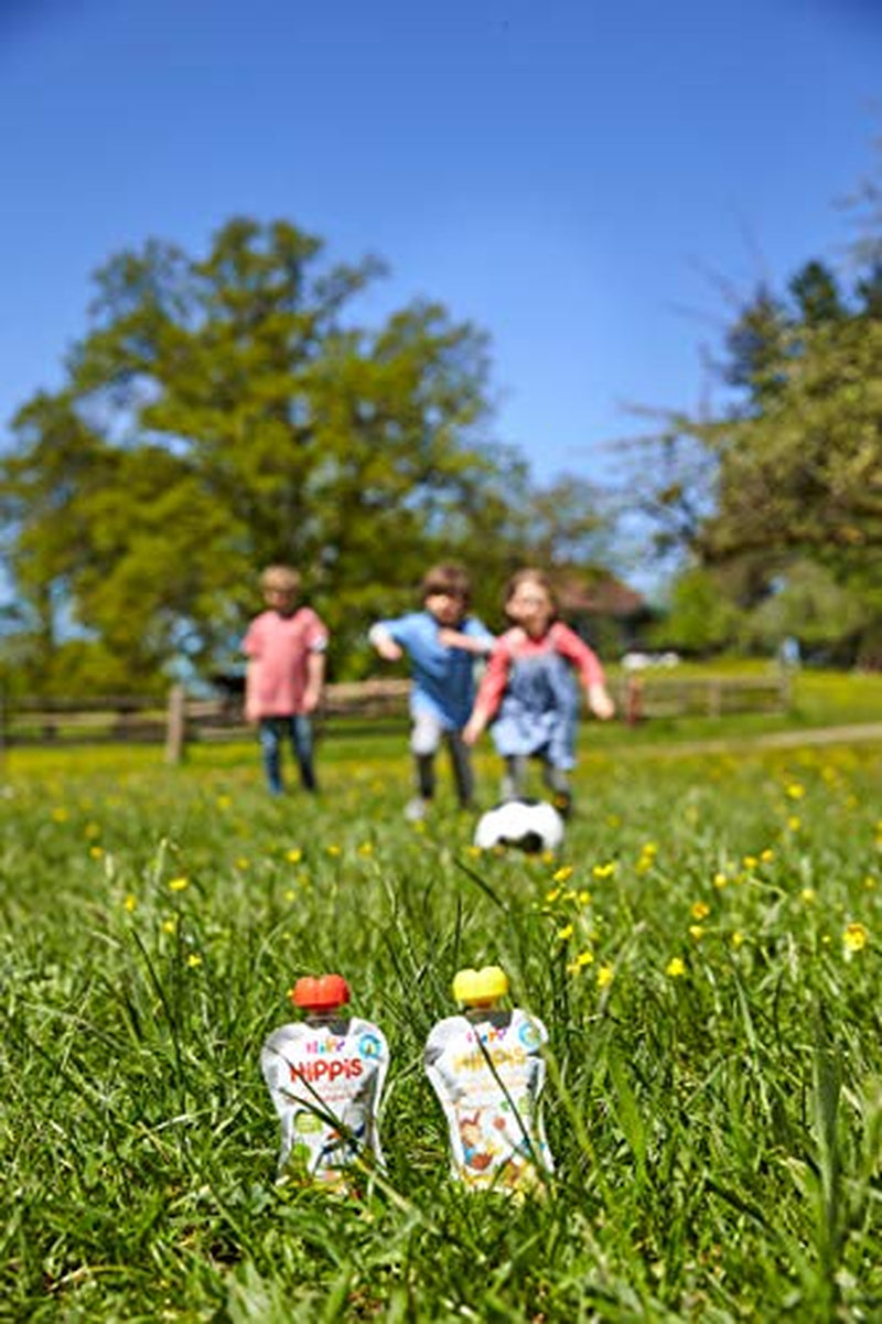 HiPP økologisk til børn HiPPiS Jordbærbanan i æble - Theo Toucan, 100g