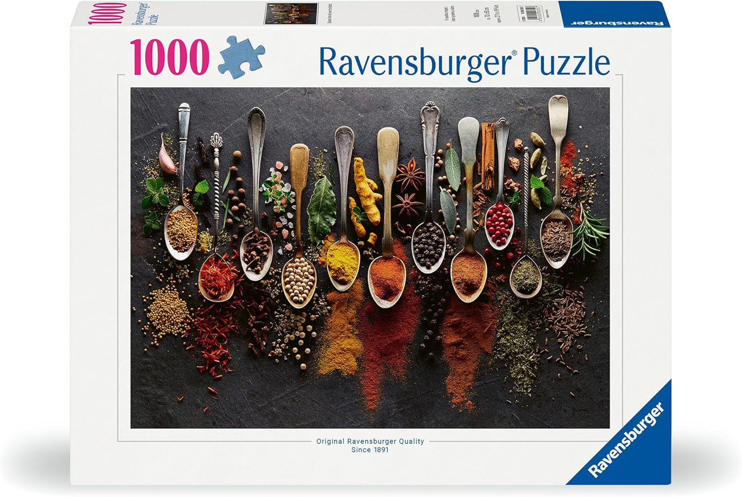 Ravensburger Puzzle 12000355 1000 piese - Condimente din întreaga lume - Puzzle pentru adulți și copii de la 14 ani, [Exclusiv pe Amazon] Puzzle Naty Shop