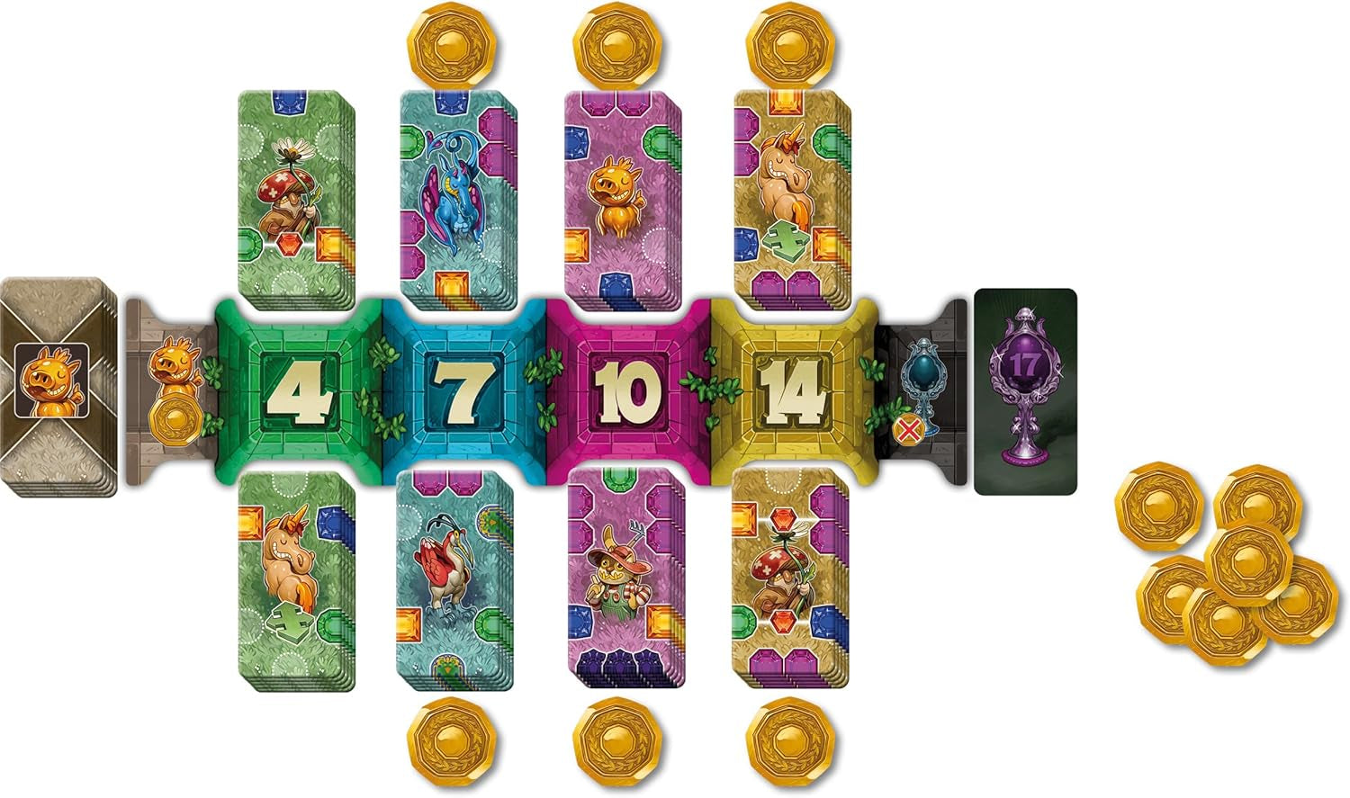 Schmidt Spiele 49465 Gardlings, Taskebyggespil