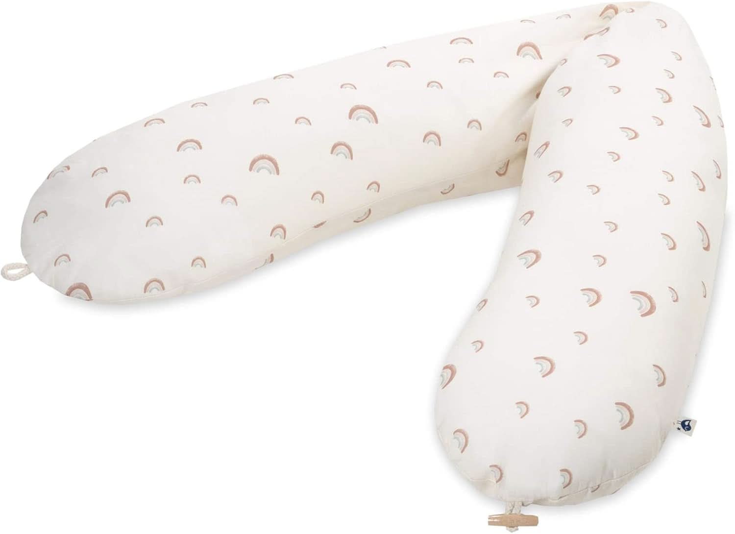 Julius Zöllner Økologisk ammepude 190 cm, fyld 42 liter Eps mikroperler, fremstillet i Tyskland Tilbehør Mad og Amning Baby Naty Shop Rainbow