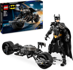 LEGO DC Batman: Batman-byggeklodser med batpod, superhelte-filmlegetøj, eventyrlegesæt til børn, gave til drenge og piger 76273 byggesæt Besuche den LEGO-Store standardtitel