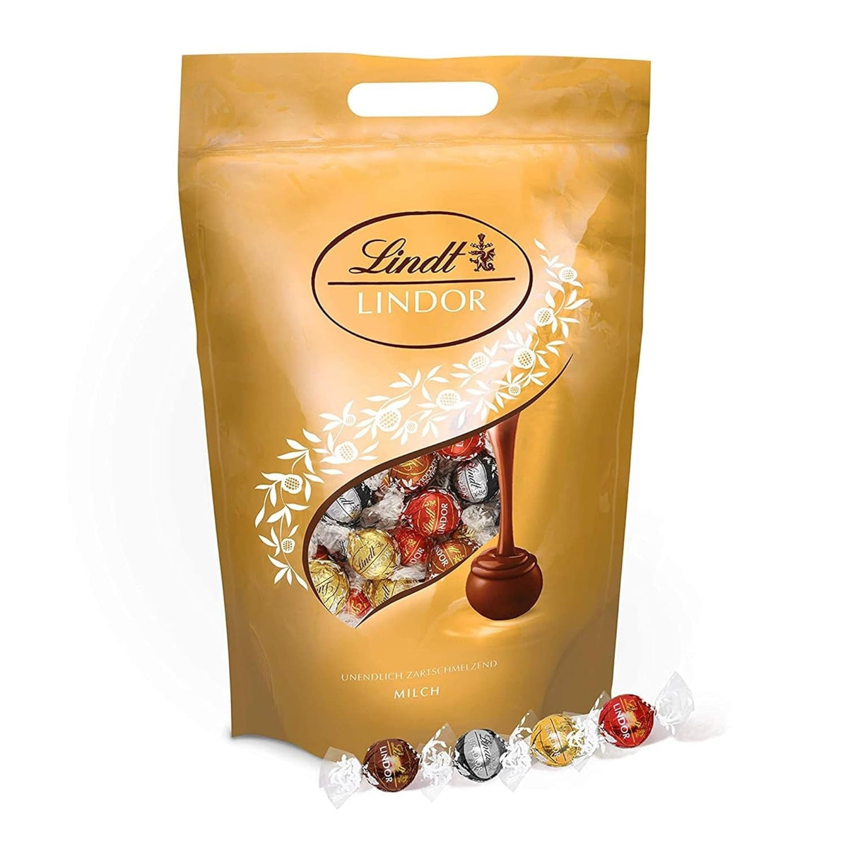 Lindt, mega pack, ca. 160 chokoladekugler, forskellige sortimenter, 2 kg chokolade slik Naty Shop
