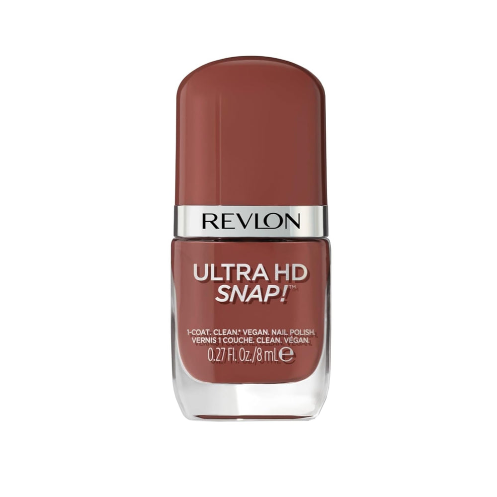 Revlon Ultra HD Snap Neglelak Langtidsholdbar Vegan Formula Quick Dry One Coat Fuld dækkende farve (8ml) Hot Stuff (007) Unisex