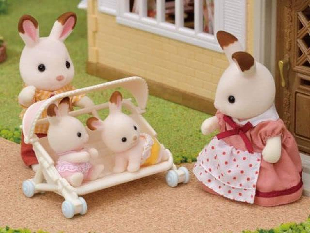 Sylvanian Families L5533 Triplets Klapvogn - Dukkehus Legesæt Naty Shop Dolls