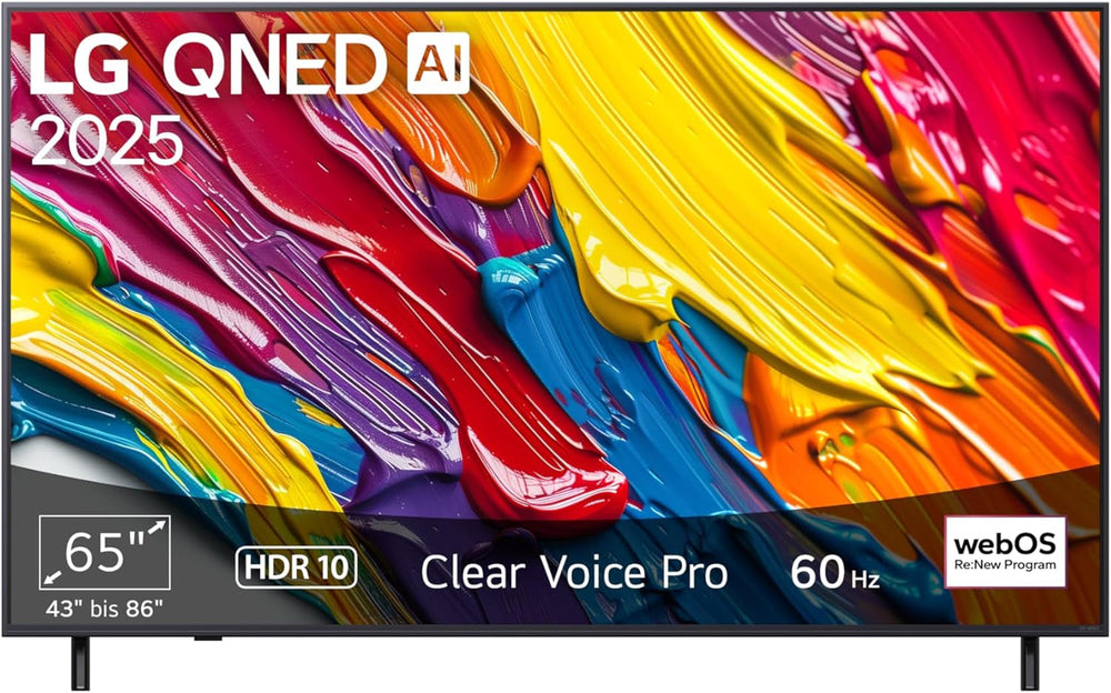 Televizor LG 43QNED82A6B, 43 inch (109 cm), 4K, QNED AI (procesor α7 Gen8 4K AI, webOS 25, 60Hz) [Anul modelului 2025]