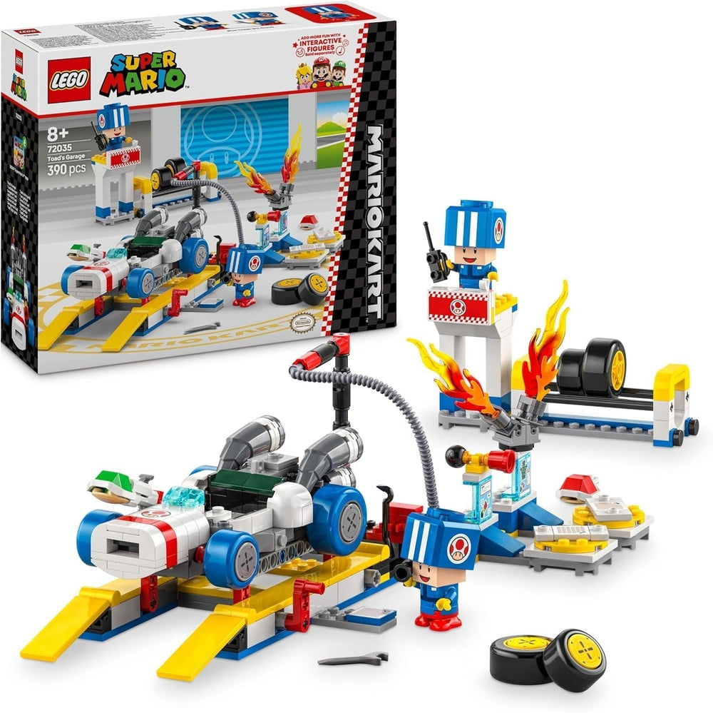 LEGO Super Mario: Mario Kart - Toad's Workshop, Nintendo-figur, tilpasseligt legetøj, eventyrsæt, gave til drenge, piger og spillere 8 år gammel 72035 byggesæt Besuche den LEGO-Store standardtitel